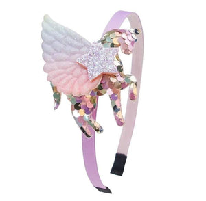 Unicorn & Star Sequins Hairband Lilac