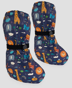 Rain Socks Navy Jungle