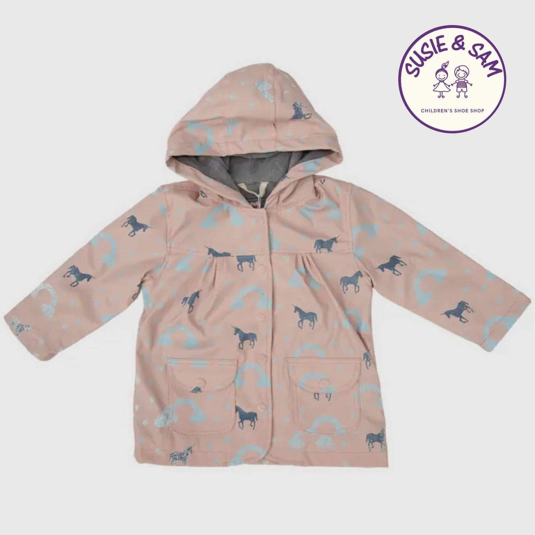 Colour Change Unicorn Dusty Pink Raincoat