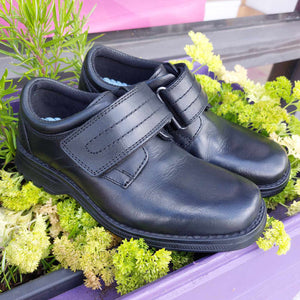 Term Class 2 Black Leather School Shoes