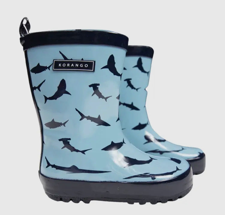 Korango Blue Shark Wellies