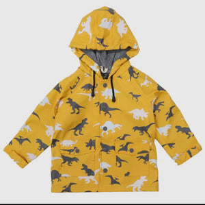 Colour Change Yellow Dino Raincoat