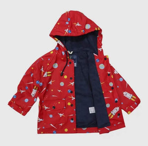 Space Red Raincoat