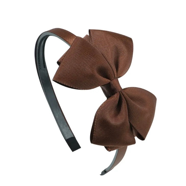 Bowknot Hairband Brown