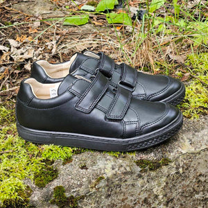 Froddo Strike Black Leather School Shoes