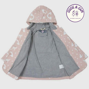 Colour Change Unicorn Dusty Pink Raincoat