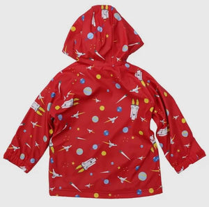 Space Red Raincoat