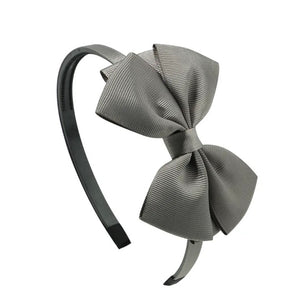 Bowknot Hairband Grey