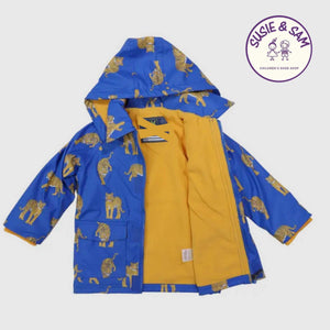 Tiger Blue Raincoat